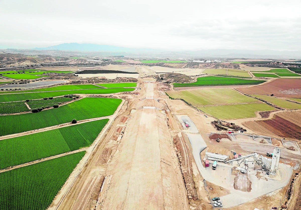 Una de las plataformas construidas para permitir la llegada de la alta velocidad a Almería