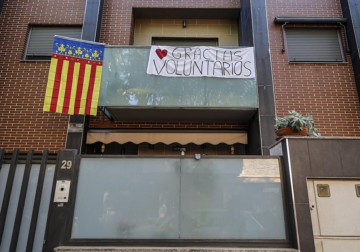 Imagen de archivo de una vivienda ubicada en una zona afectada por la dana en Valencia