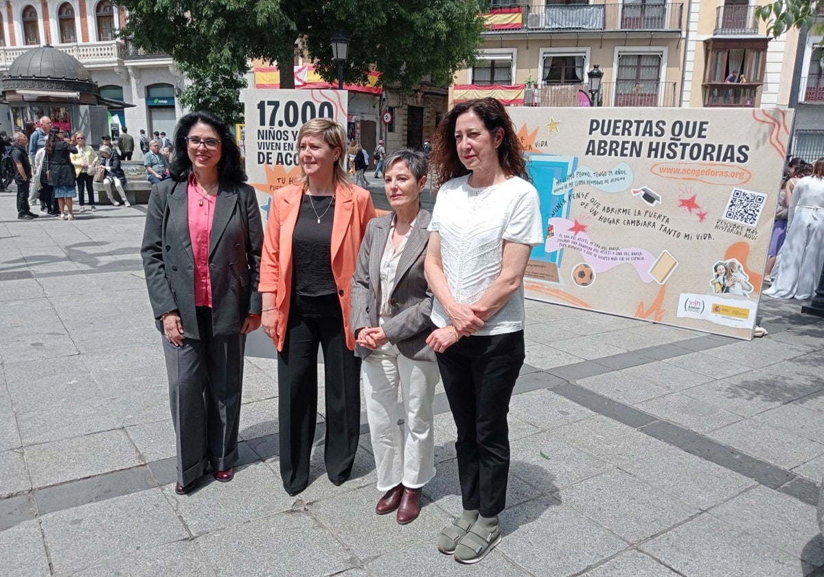 De izquierda a derecha: Marisol Illescas, concejal de Toledo; Inmaculada Tello, directora general de la Junta; Dioni Segovia, de Asofacam; y Beatriz Vallejo, de Aseaf