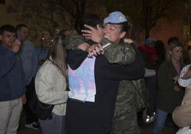 Vuelven los primeros militares de la BRI X de Córdoba desplegados en El Líbano
