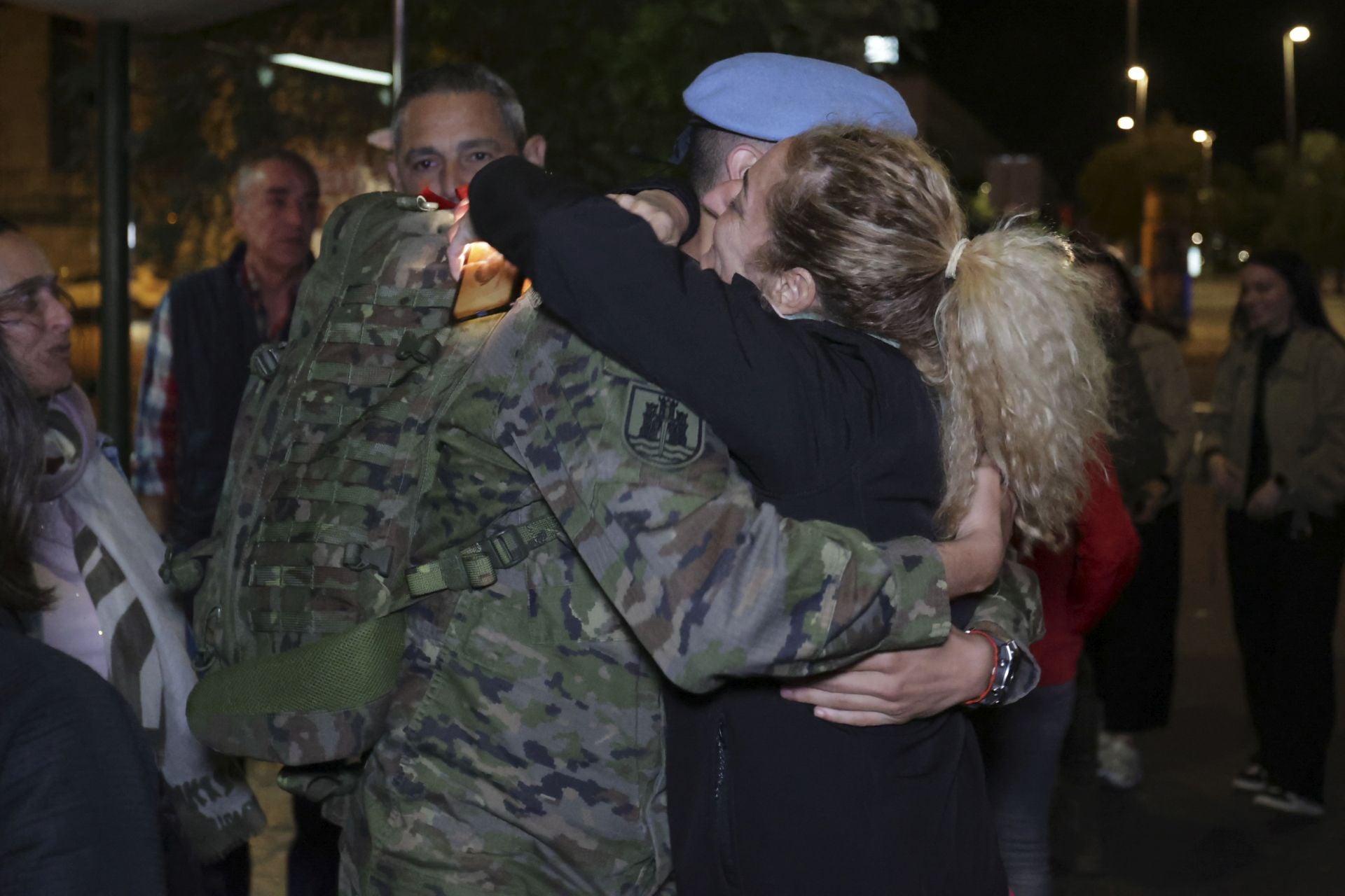 En imágenes, el emotivo regreso de El Líbano de los primeros militares de la BRI X de Córdoba