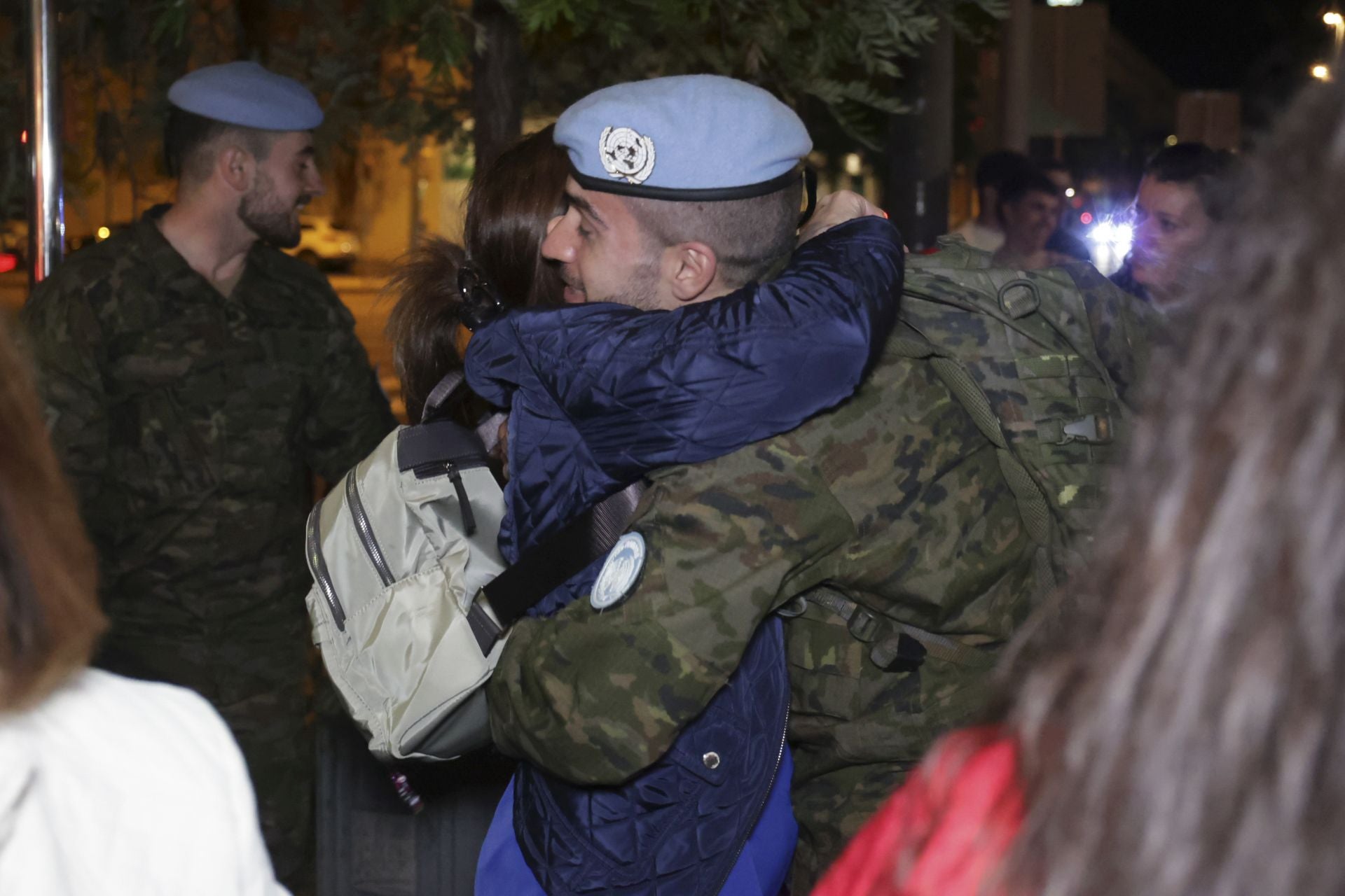 En imágenes, el emotivo regreso de El Líbano de los primeros militares de la BRI X de Córdoba