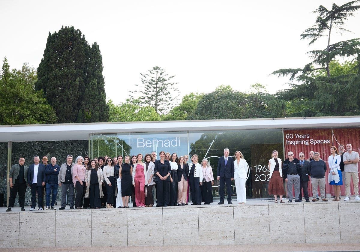 Bernadí celebró su 60 aniversario en el Pabellón Mies van der Rohe de Barcelona