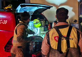 Arde una nave en el Parque Tecnológico de Reciclado de Zaragoza
