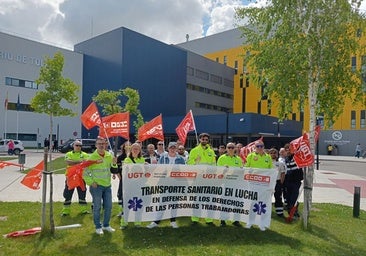 El transporte sanitario de Castilla-La Mancha, sin una subida salarial desde hace 13 años, clama por «un convenio justo»