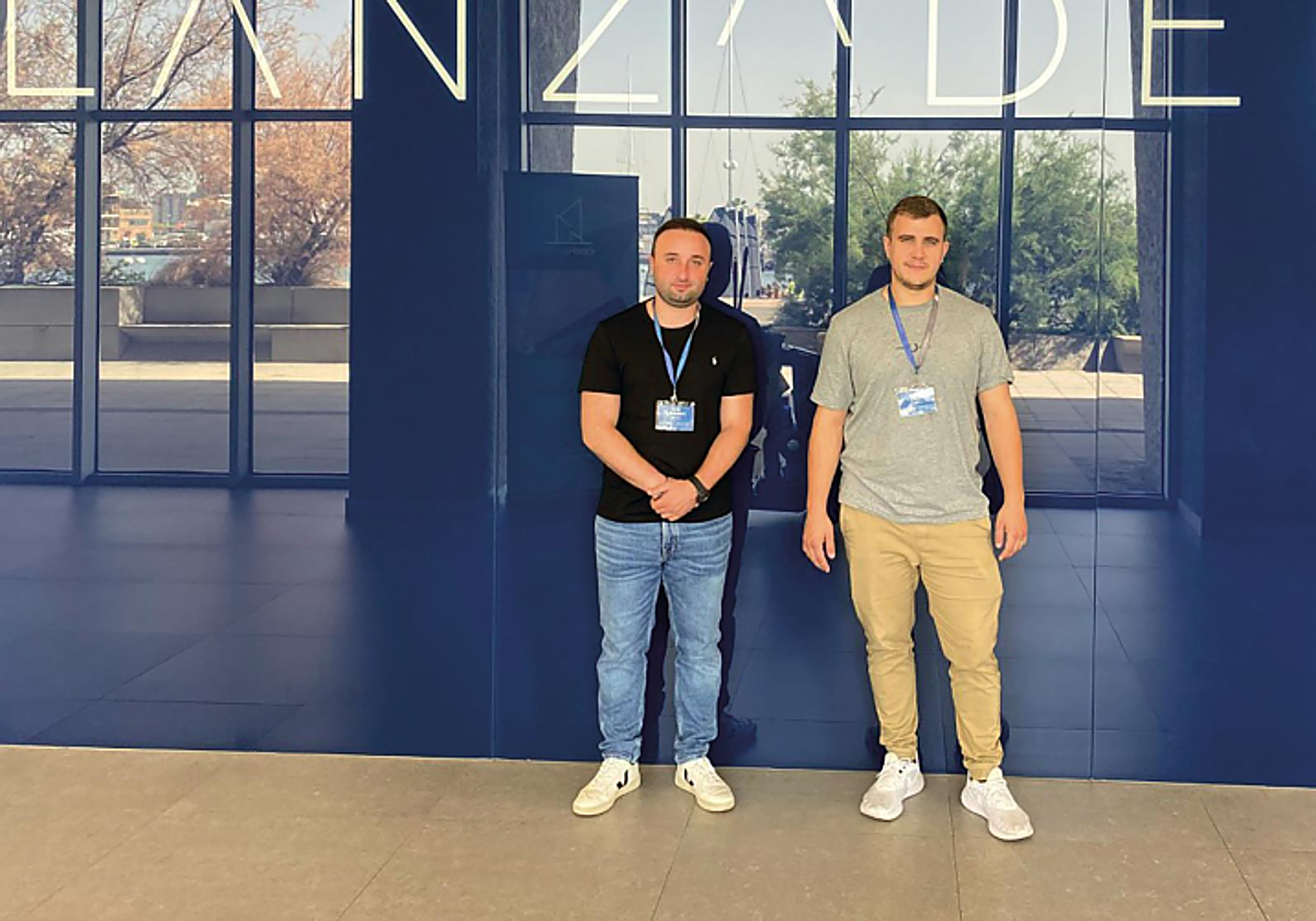 Lewan Barbakadze CEO y Rubén Graf CTO de Innporting