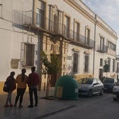 Fachada del edificio en el que se construirá el nuevo teatro de Aguilar de la Frontera