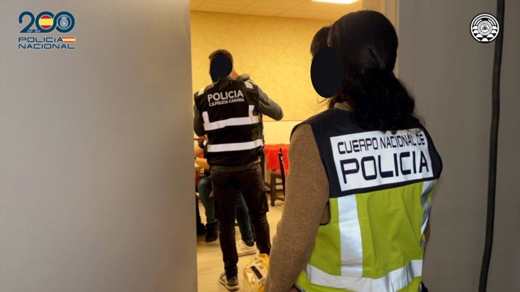 Desmantelan un casino ilegal que operaba en el sótano de un restaurante chino en Gran Canaria