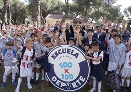 Cerca de 400 niños de Castilla y León celebran en la sede de la Fundación Eusebio Sacristán los valores del deporte