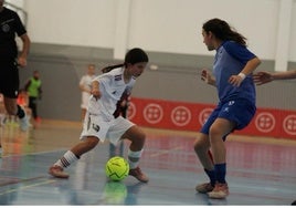 Carmen Saldaña, una niña toledana de 12 años con la selección española de fútbol sala