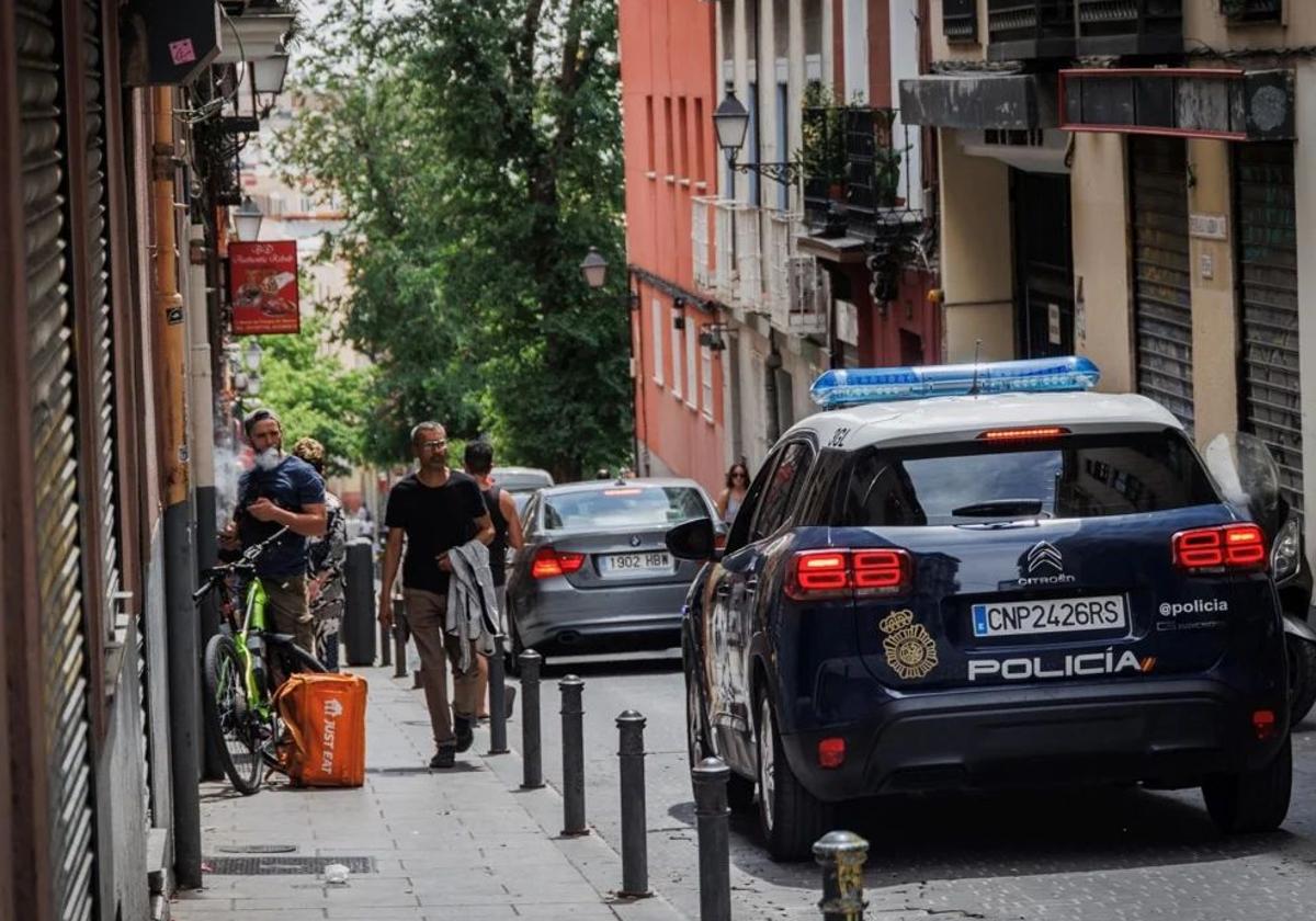 Imagen de archivo de un coche patrulla de la Policía Nacional