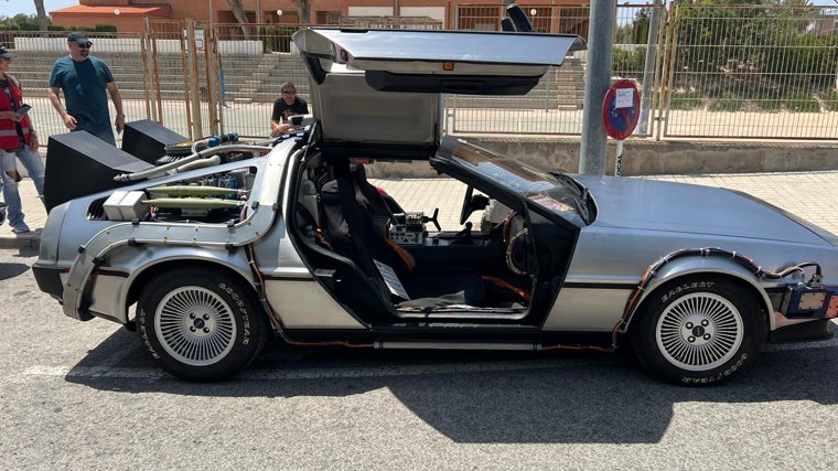 El Delorean, famoso por los largometrajes de la serie 'Regreso al futuro'