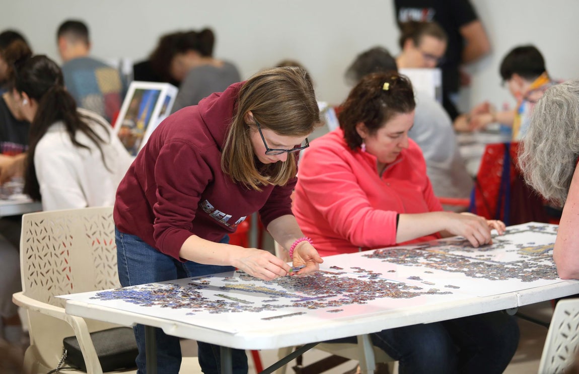 El Torneo Solidario de Puzles de Toledo, en imágenes