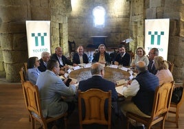 Reunión del Gobierno de la Diputación en el Sitio Histórico de Santa María de Melque