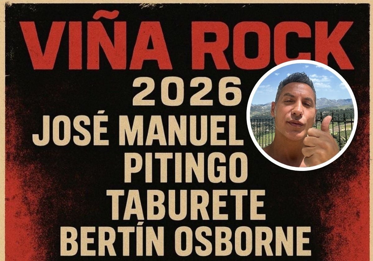 Cartel promocional ficticio del Viña Rock 2026