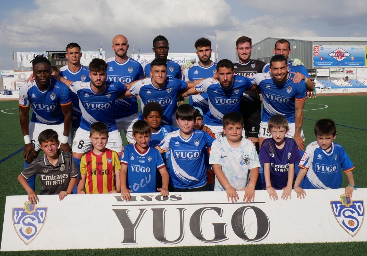 Once inicial del Socuéllamos ante el Atlético Albacete