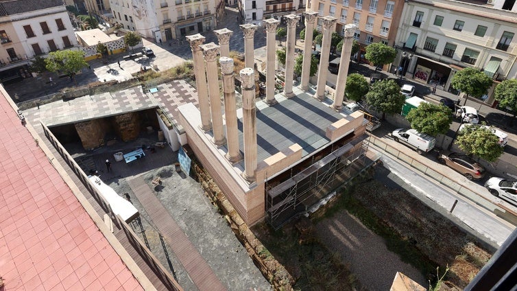 La nueva imagen del Templo Romano de Córdoba tras las obras para ser visitable, a examen de los expertos