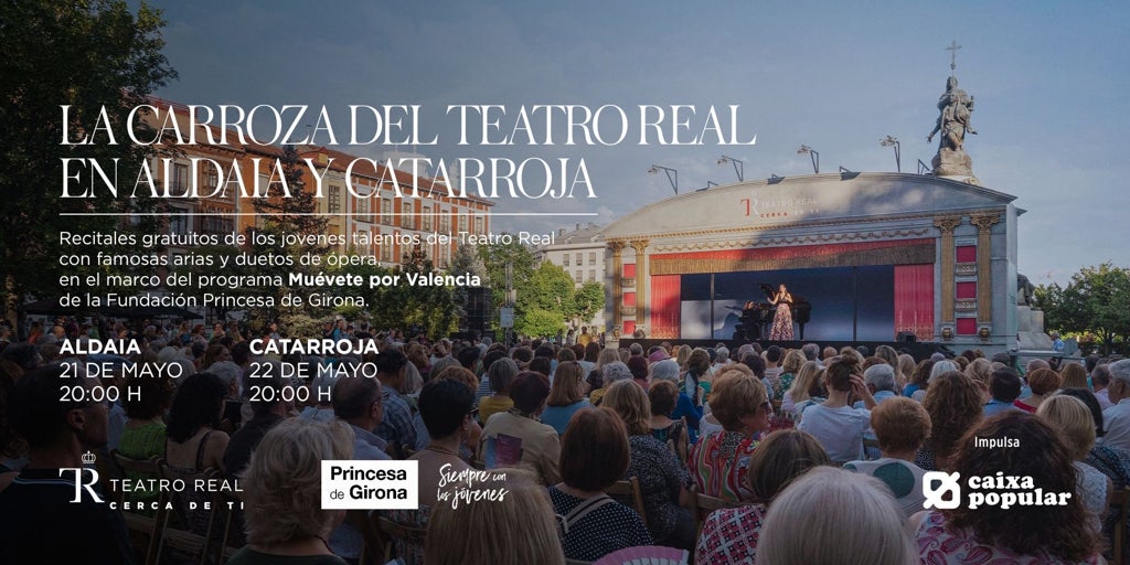 La Fundación Princesa de Girona y el Teatro Real llevan la ópera a municipios afectados por la dana