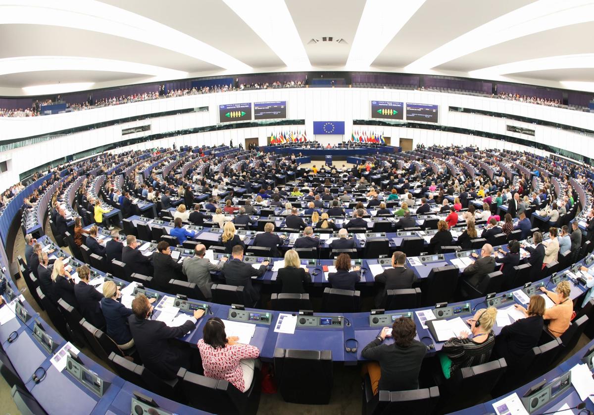 Sesión del Parlamento Europeo en Estrasburgo
