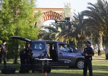 Más de un millar de agentes, drones y un helicóptero: así será el dispositivo de vigilancia de la Feria