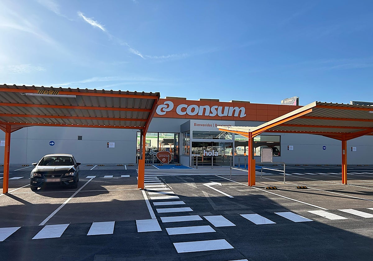 Imagen del nuevo supermercado de Consum en la localidad valenciana de Massanassa