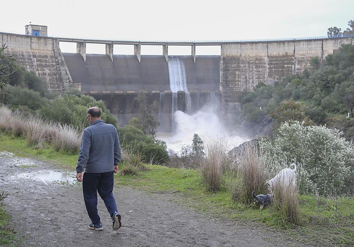 El embalse de Gergal, el pasado mes de enero