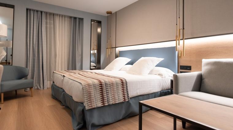 Imagen de una de las habitaciones del hotel Mezquita Center