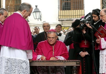 Toma de posesión de Demetrio Fernández como obispo de Córdoba, en marzo de 2010
