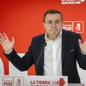 El secretario general del PSOE de Extremadura, Miguel Ángel Gallardo