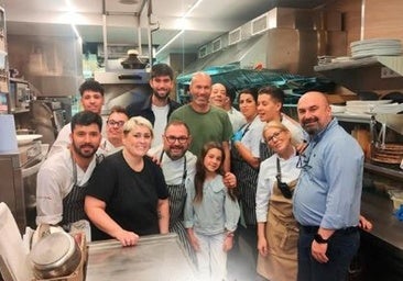 Zinedine Zidane celebra el cumpleaños de su hijo en La Cuchara de San Lorenzo, un restaurante de Córdoba