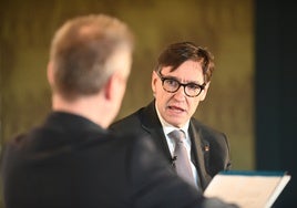 Illa se reúne en privado con Azcón y luego afirma que «la conciencia aragonesista se forjó en Cataluña»