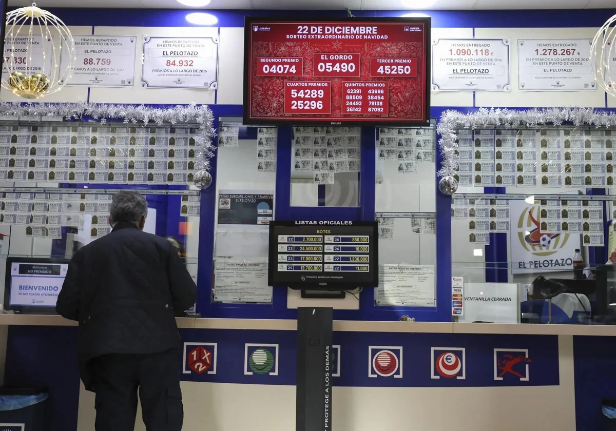 Imagen de una administración de lotería