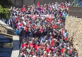 Más de 1.500 personas claman por el futuro industrial  del Moncayo y piden la retirada del ERE de Siemens-Gamesa