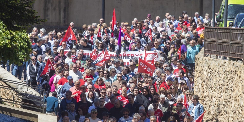 Más de 1.500 personas claman por el futuro industrial del Moncayo y piden la retirada del ERE de Siemens-Gamesa