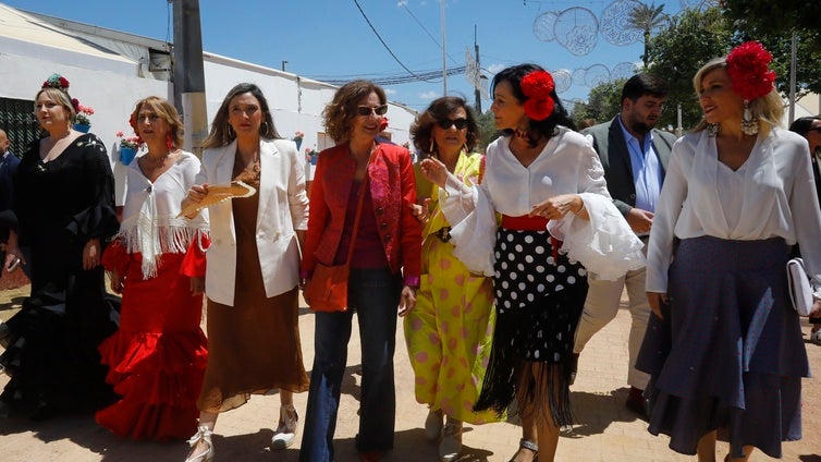 Montero acude a la Feria de Córdoba para defender a Pedro Sánchez de los «ataques por tierra, mar y aire»