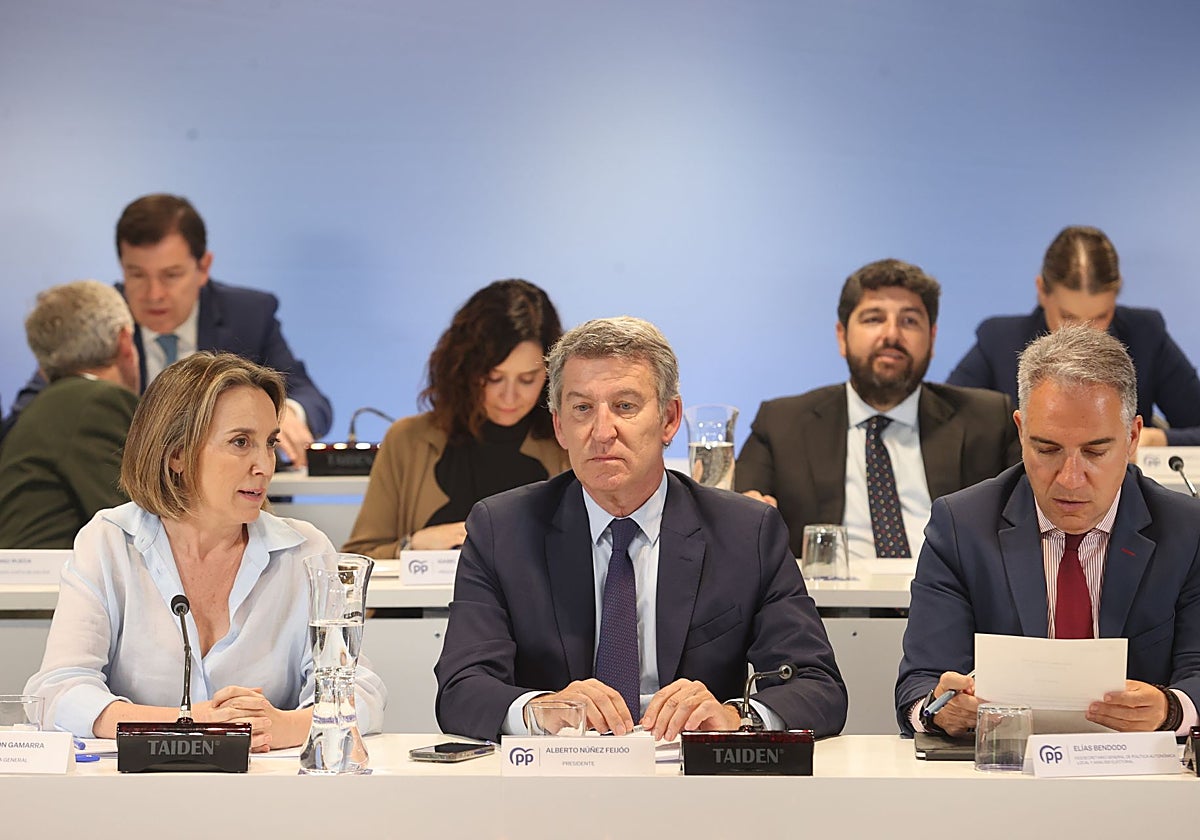 Feijóo, en la Junta Directiva Nacional del PP de esta semana