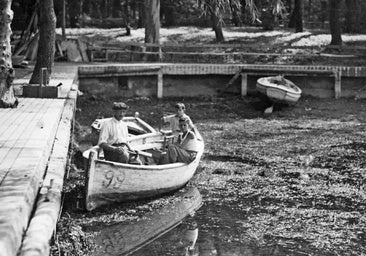 El verano madrileño en que el calor secó el estanque de El Retiro