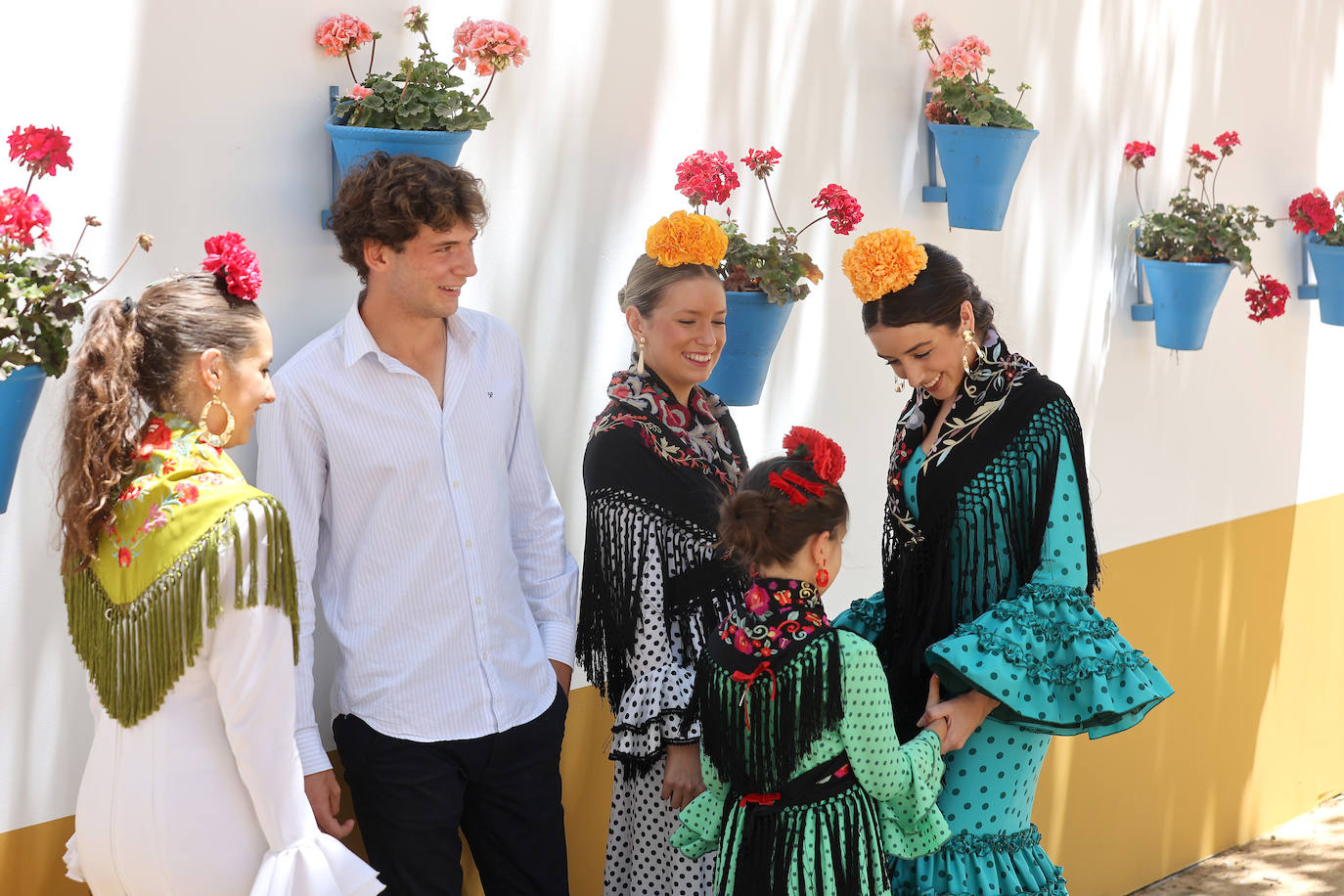 Ambiente de gala en el domingo de Feria de Córdoba, en imágenes
