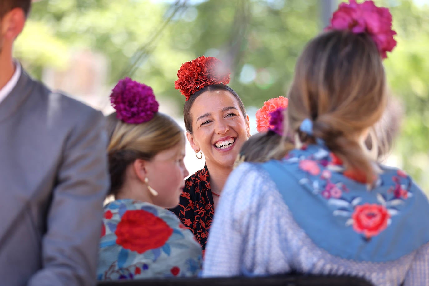 Ambiente de gala en el domingo de Feria de Córdoba, en imágenes