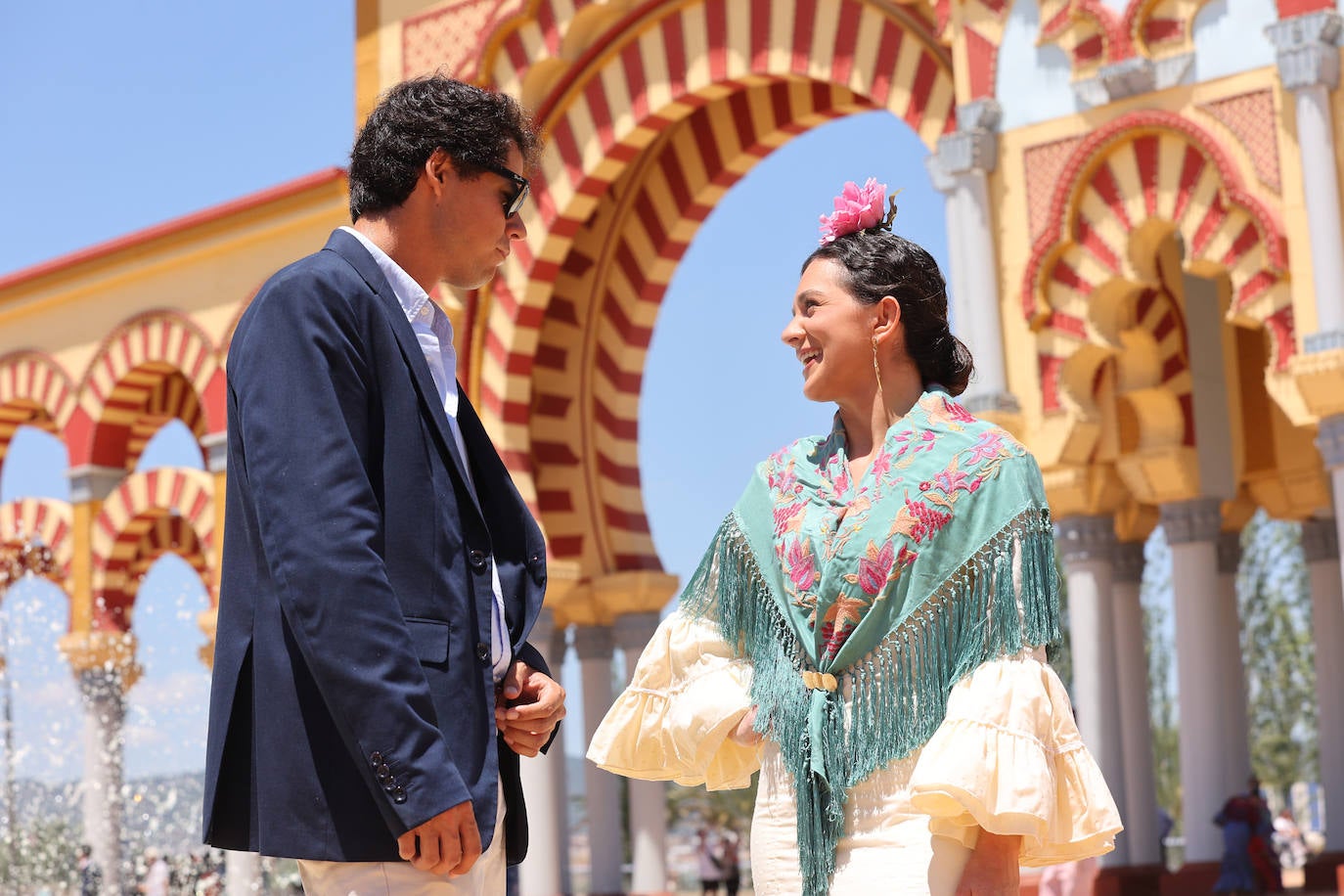 Ambiente de gala en el domingo de Feria de Córdoba, en imágenes