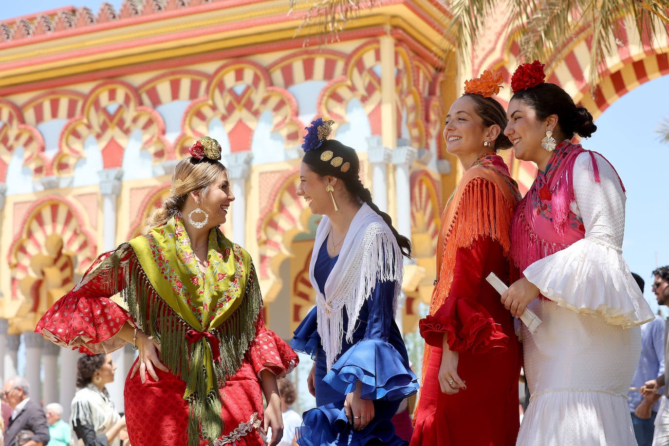 Ambiente de gala en el domingo de Feria de Córdoba, en imágenes