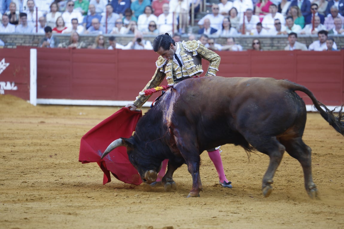 Ambiente de lujo y dos puertas grandes en la corrida de la Feria de Córdoba, en imágenes