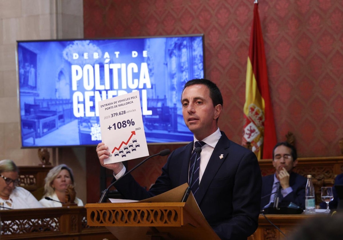 El presidente del Consell de Mallorca, Llorenç Galmés.