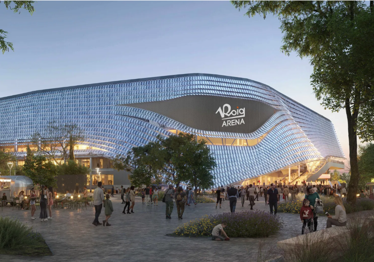 Imagen del proyecto del recinto Roig Arena de Valencia