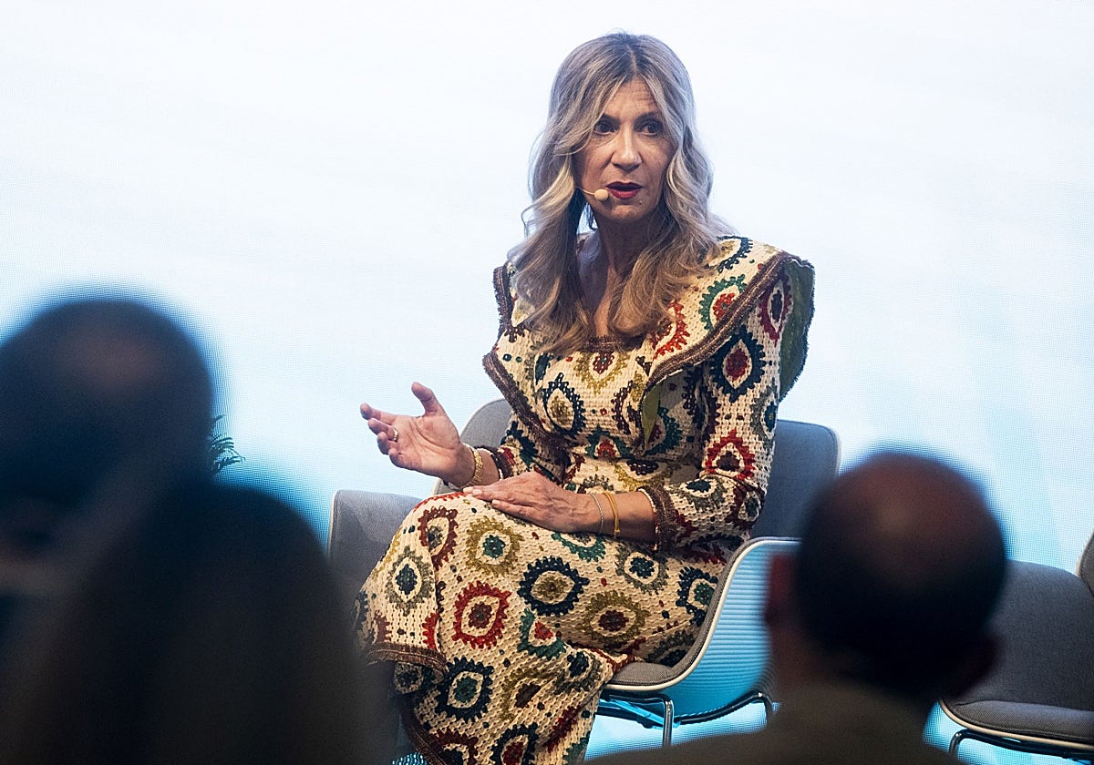 Mar Vaquero, vicepresidenta de Aragón, en un foro de ABC el pasado 20 de mayo