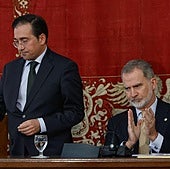 Albares instruye ante el Rey a los nuevos diplomáticos para «conseguir la oficialidad» de las lenguas en Europa