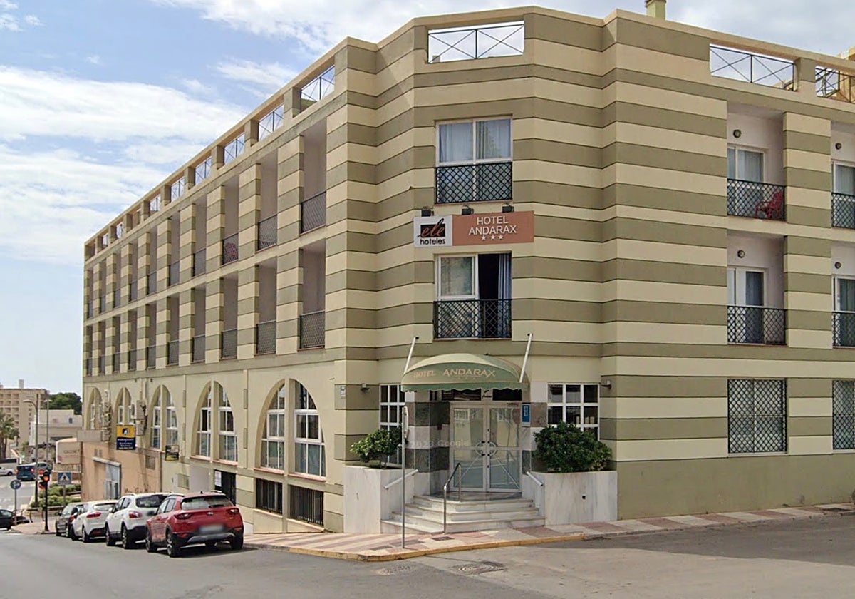 Hotel Ele Andarax en Aguadulce (Roquetas de Mar) donde se han alojado a los migrantes