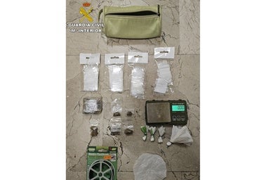 La Guardia Civil desarticula un punto de venta de droga en una tienda de alimentación de Numancia de la Sagra