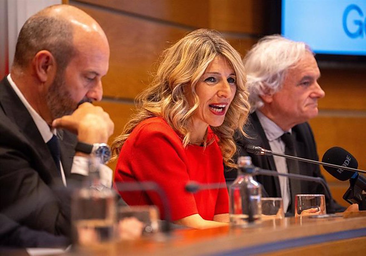 La vicepresidenta segunda del Gobierno y ministra de Trabajo, Yolanda Díaz