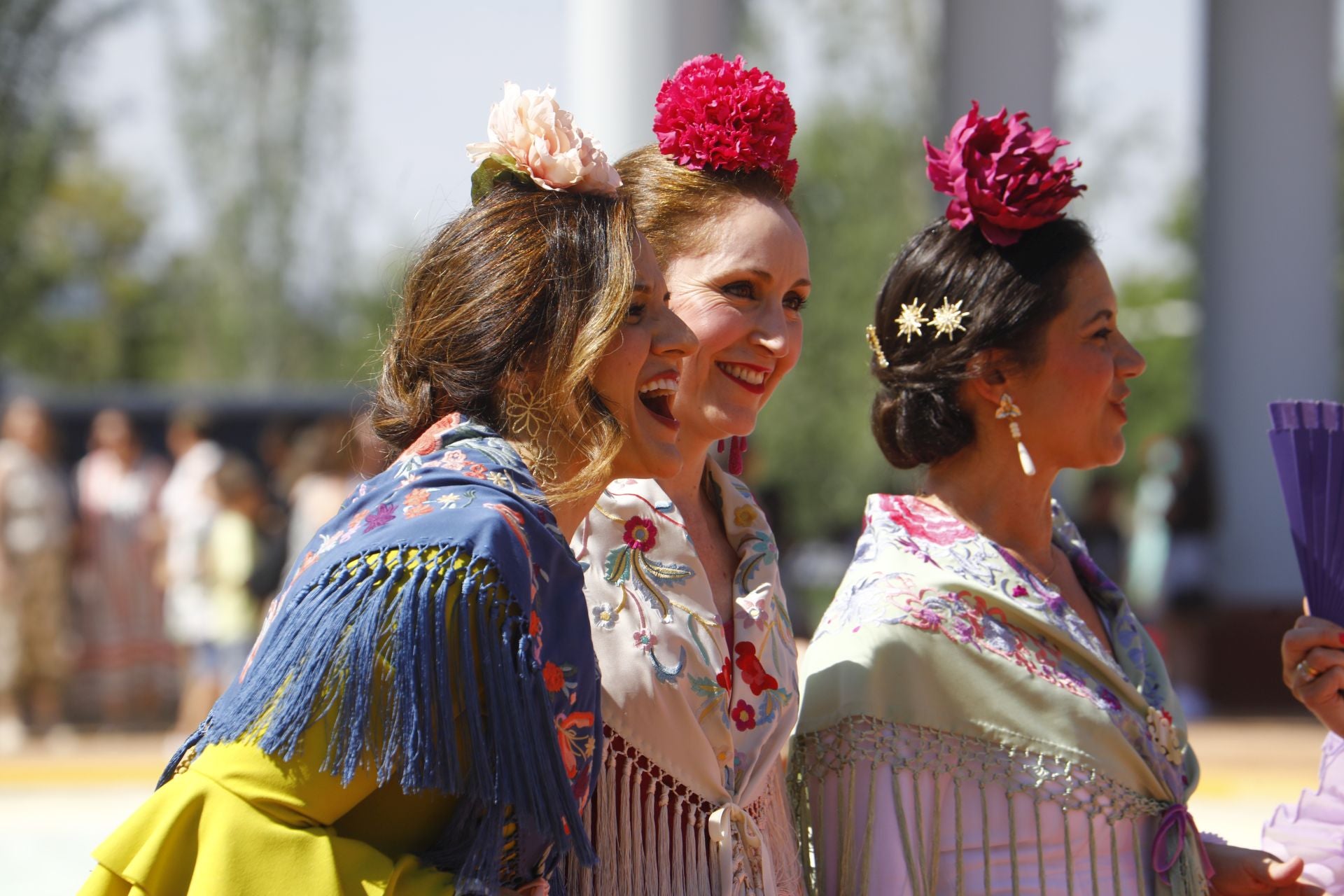 El brillante ambiente del miércoles de Feria en Córdoba, en imágenes